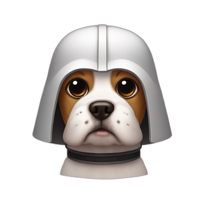 Darth doggie emoji