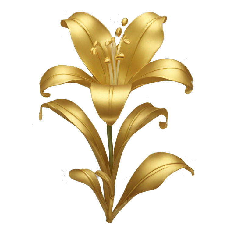 gilded lily emoji