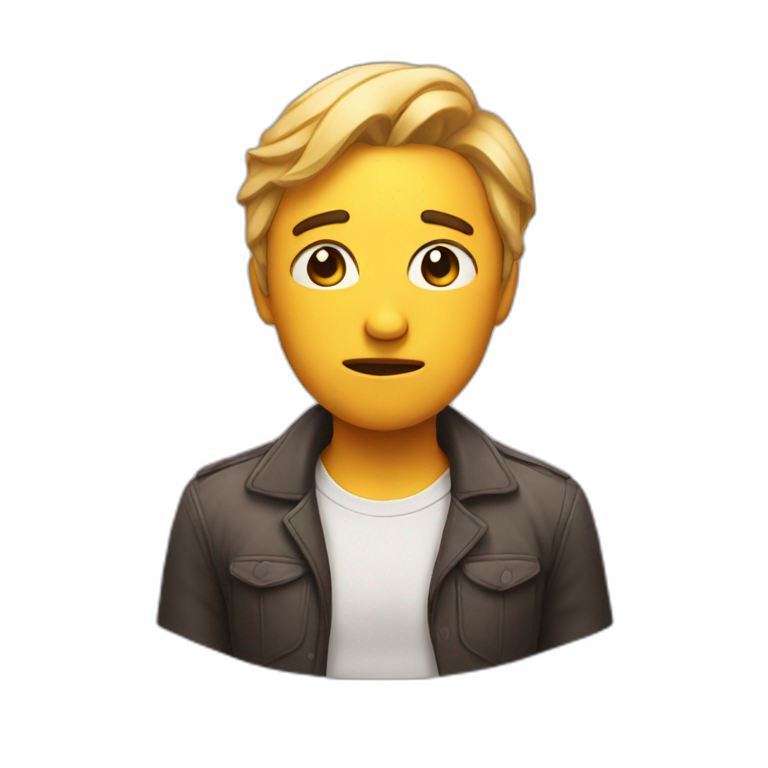 Emoji with unbothered face  emoji