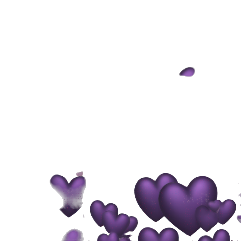 A gothic heart emoji emoji