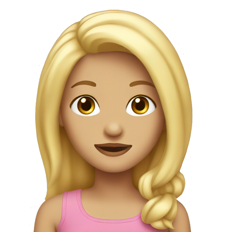 blonde girl emoji