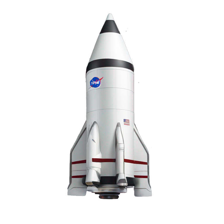 NASA space rocket  emoji
