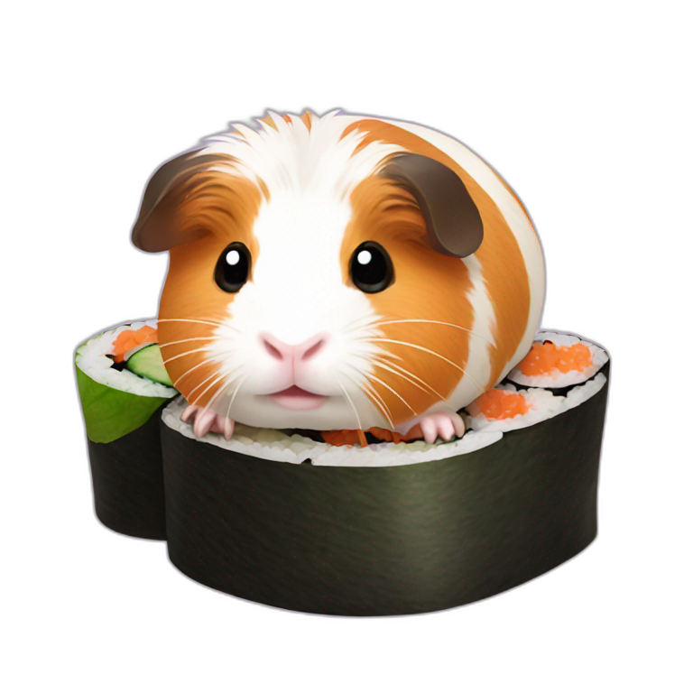 guinea pig sushi emoji AI Emoji Generator