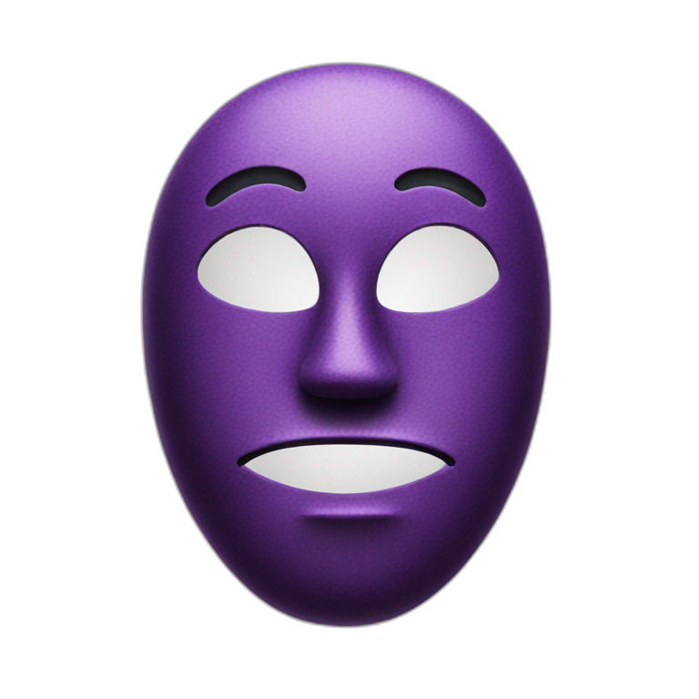 sad emoji, carnaval mask emoji