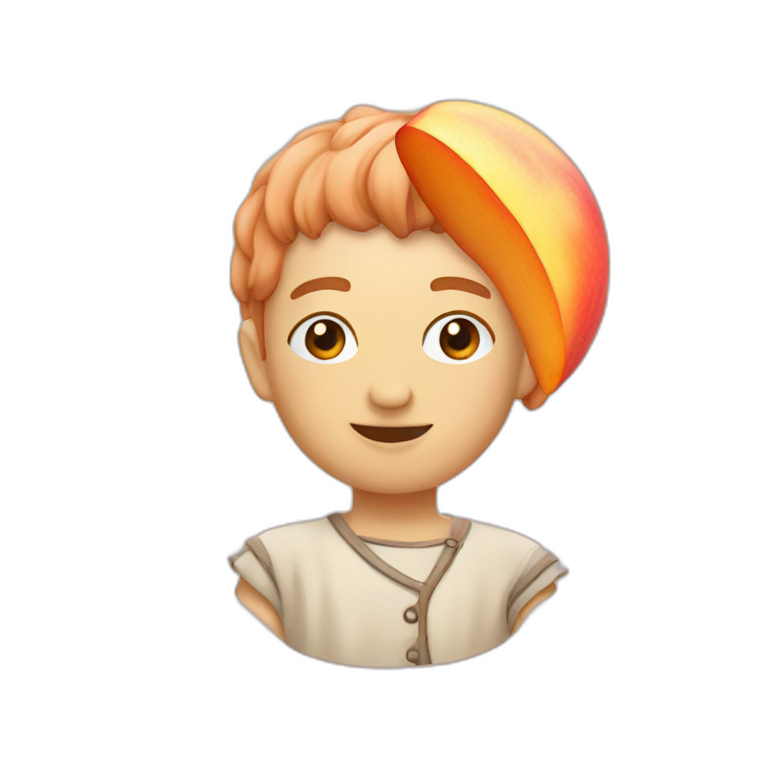 balai in a peach emoji