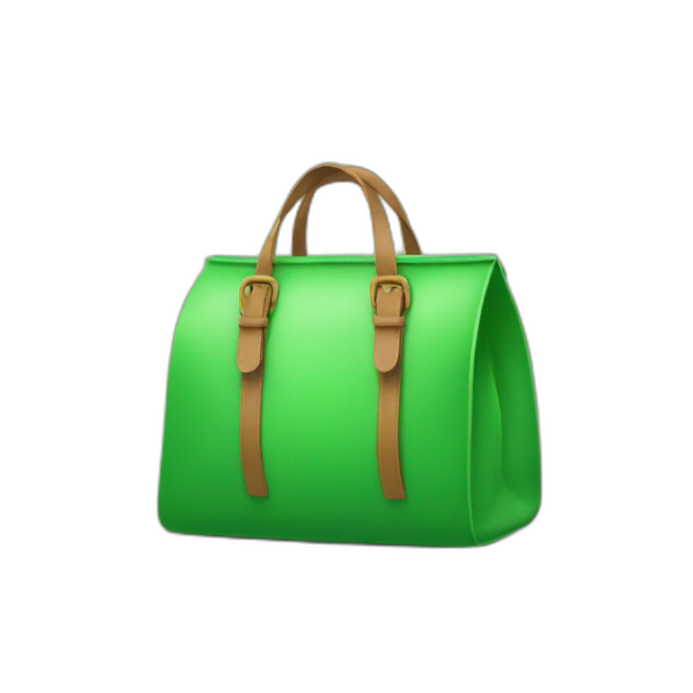 bag green emoji