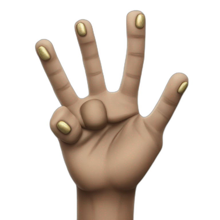 hand symbol mad max emoji