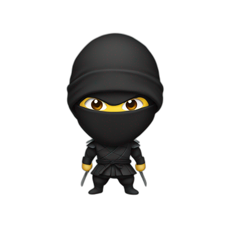 Ninja iphone emoji