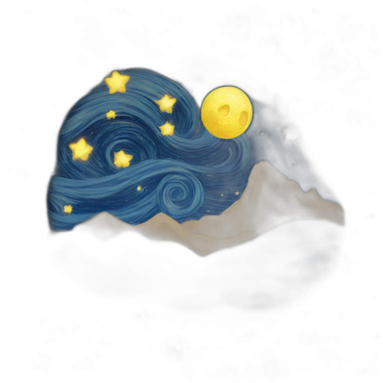 Starry night emoji
