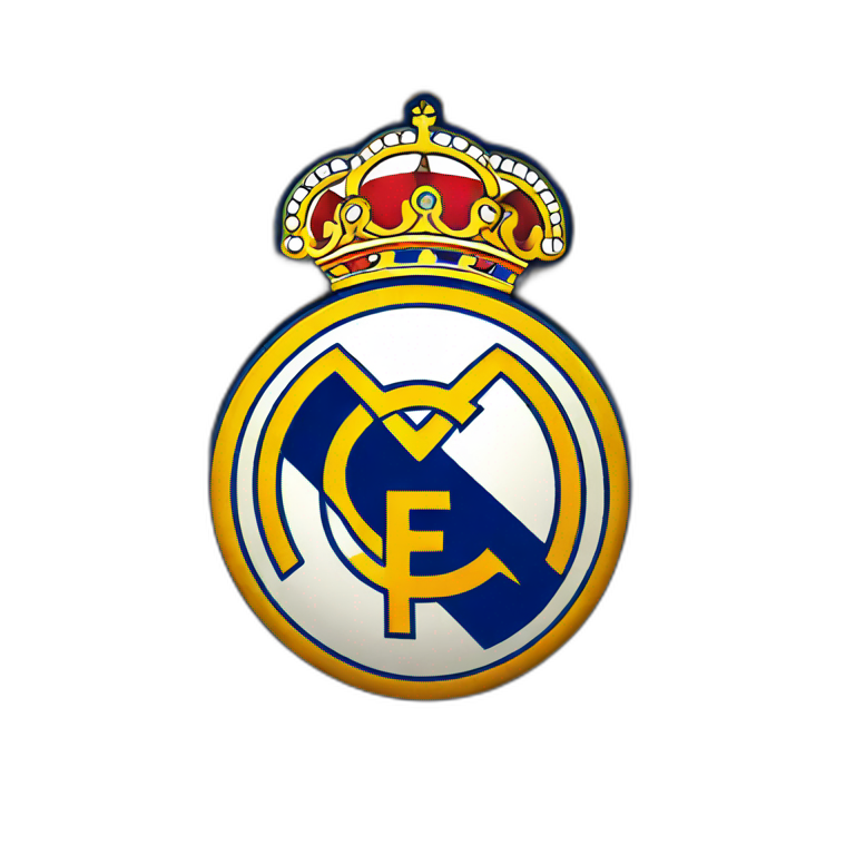 Real Madrid logo with 6F logo  emoji