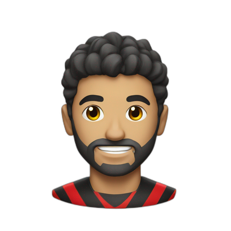Símbolo do time do Flamengo emoji