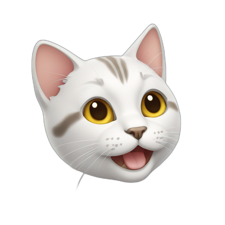 cat says hi emoji