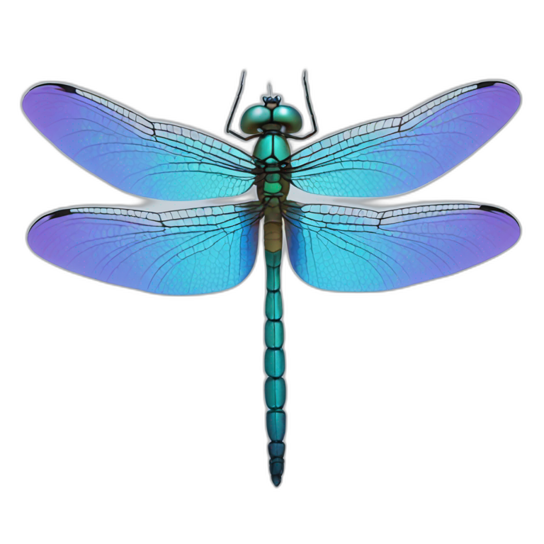 dragonfly blue emoji