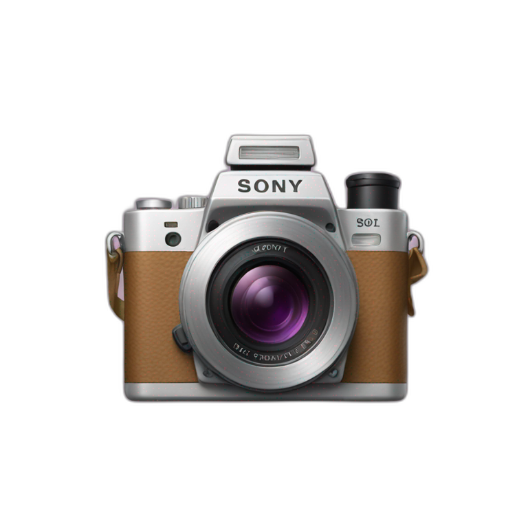 Caméra Sony emoji