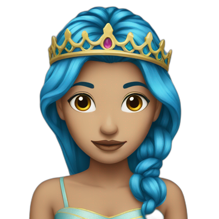 blue-hair-princess emoji