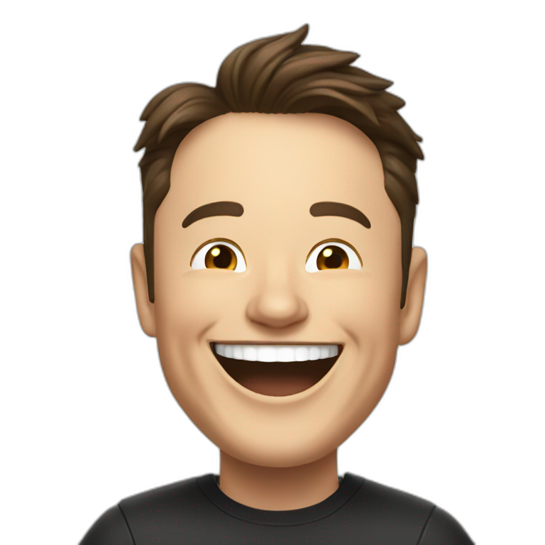 ELON MUSK laughing emoji