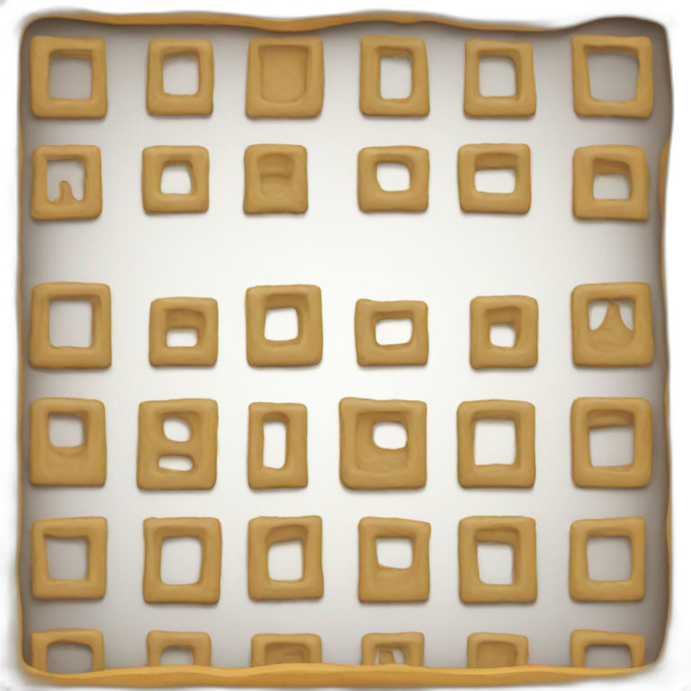 a row of letters inside squares emoji