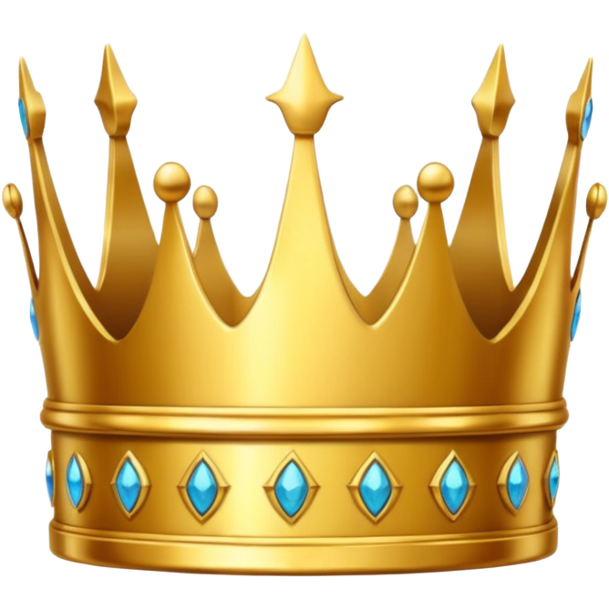 simple crown Sticker