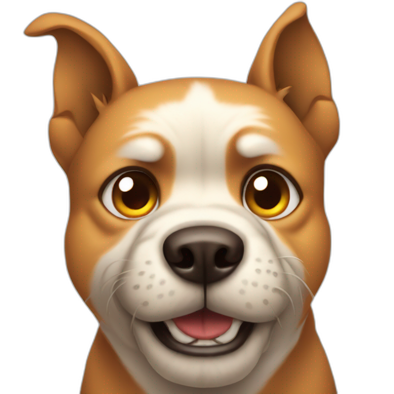 Angry dog emoji