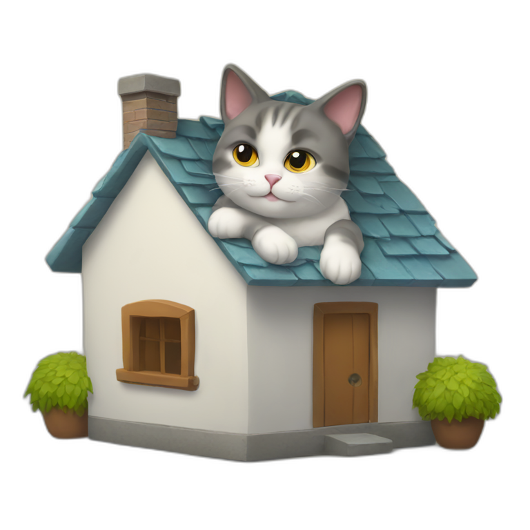 cat-and-house emoji