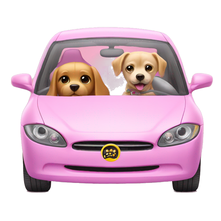 Barbie dog car best sale