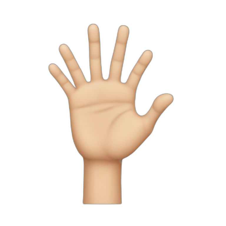 hand mid finger emoji