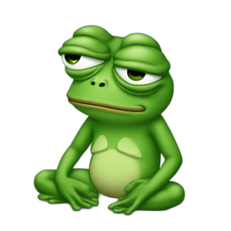 pepe the frog sad emoji