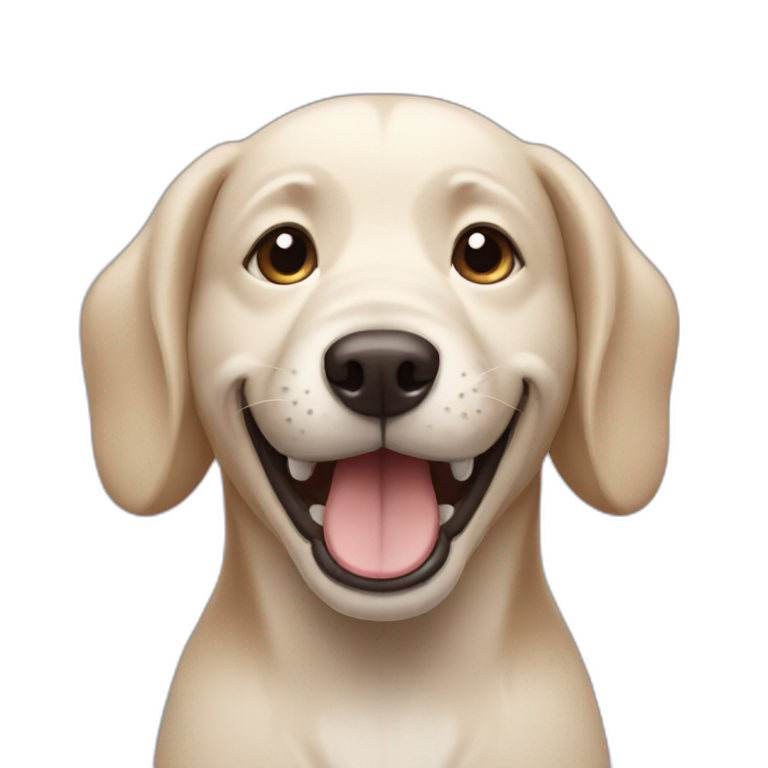 dog happy emoji