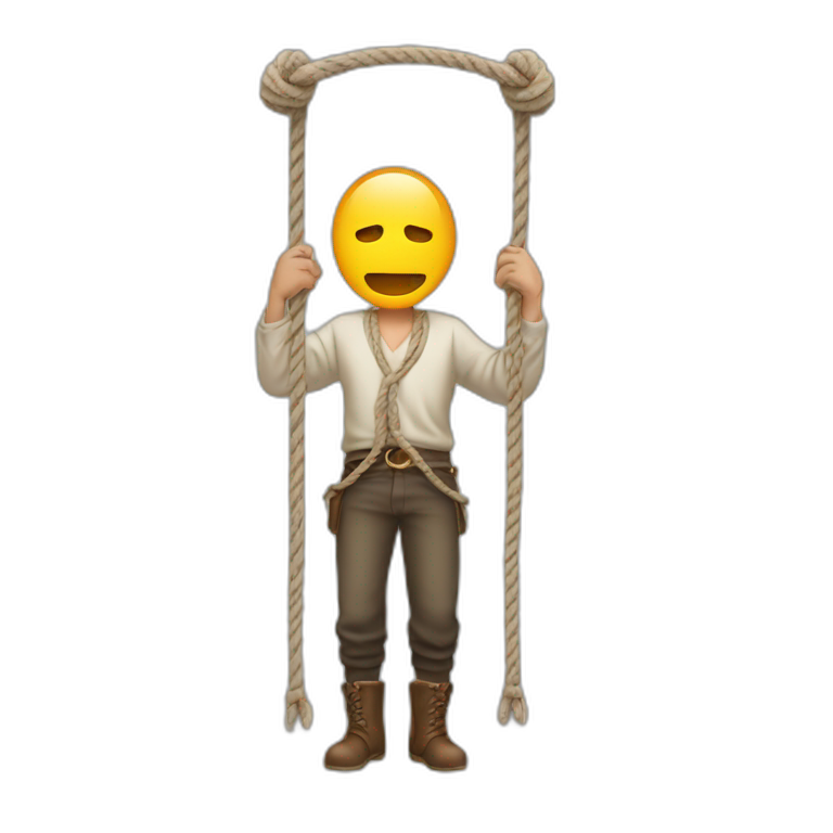 hangman with rope emoji