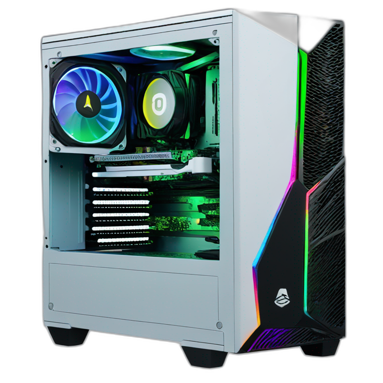 gaming pc with rgb and rtx 4090 emoji