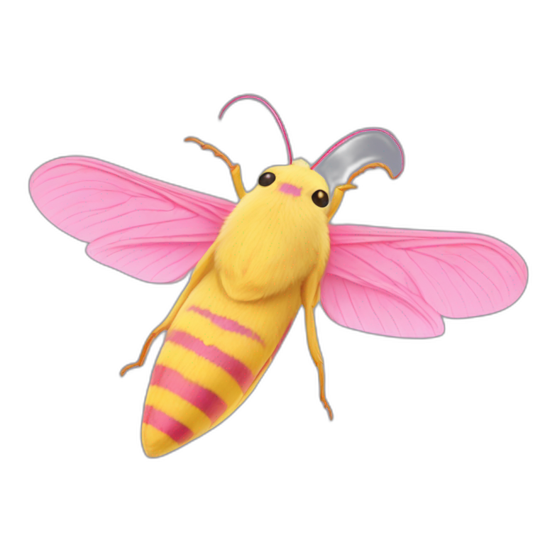 rosy maple moth emoji
