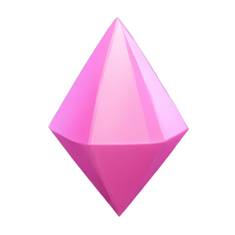 The Sims 4 plumbob light pink emoji