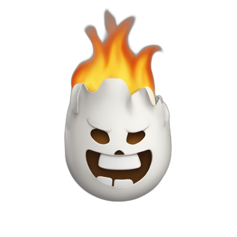 Flamme sans flamme  emoji
