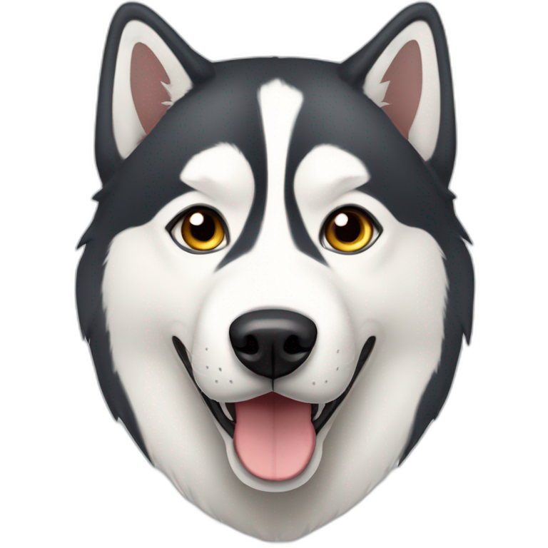 Siberian  Husky  emoji