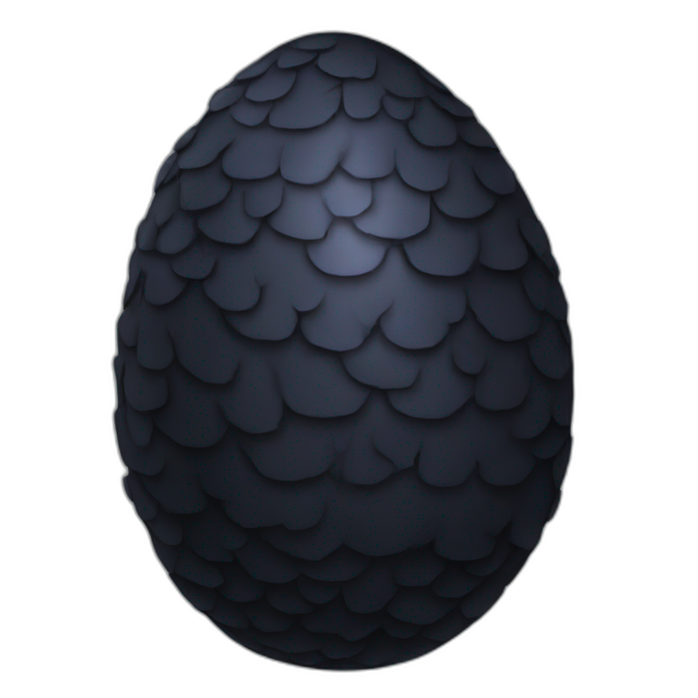 black dragon egg emoji