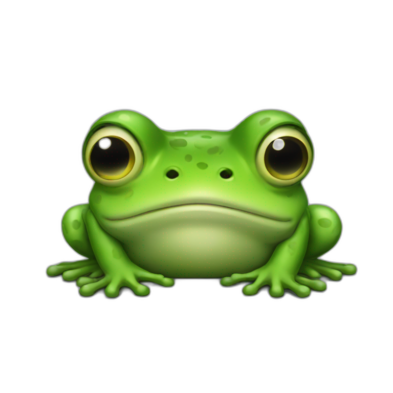 frog sad emoji