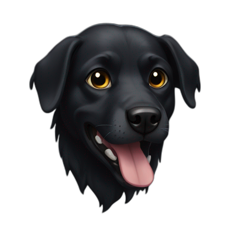 darkness dog emoji