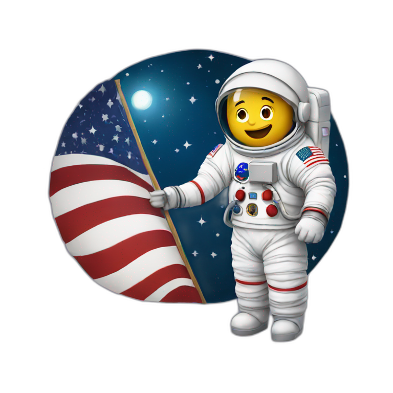Man on the moon emoji