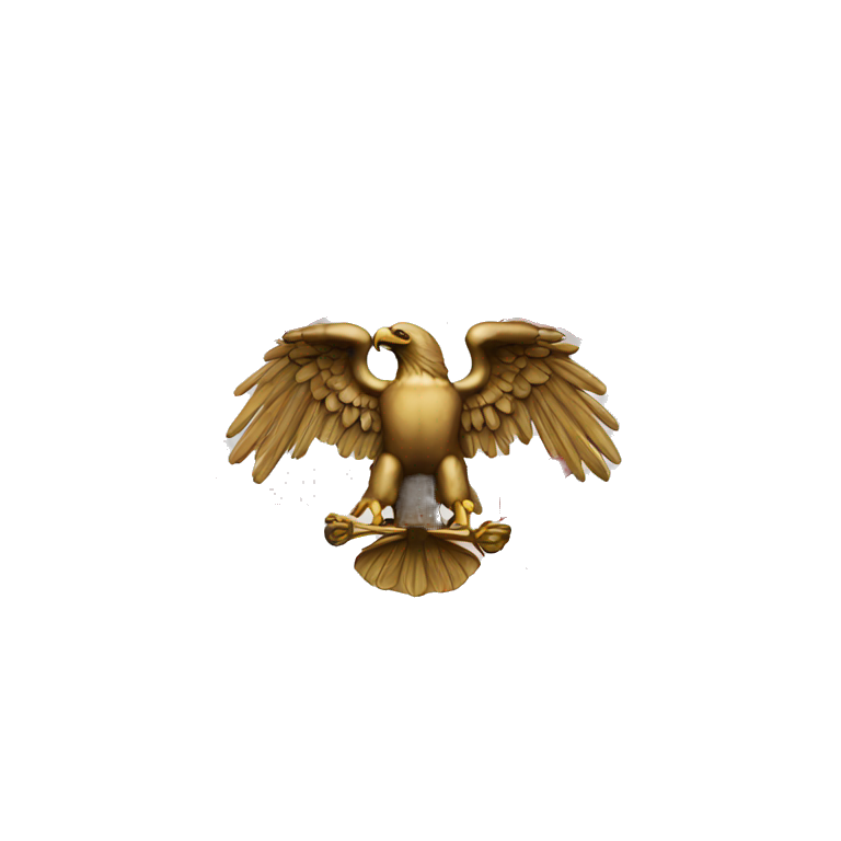Roman flag with an Eagle  emoji