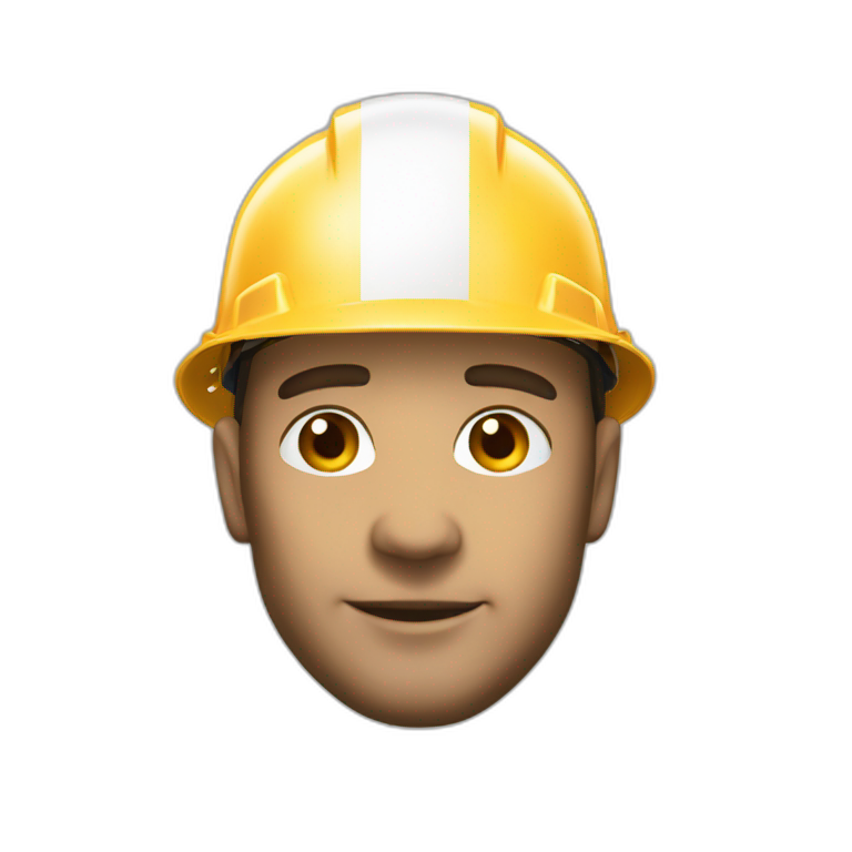 Cedric blanchard TISSEO CONSTRUCTION HELMET emoji