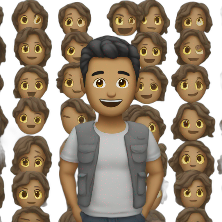 Que mi emoji sea solo una persona saludando emoji