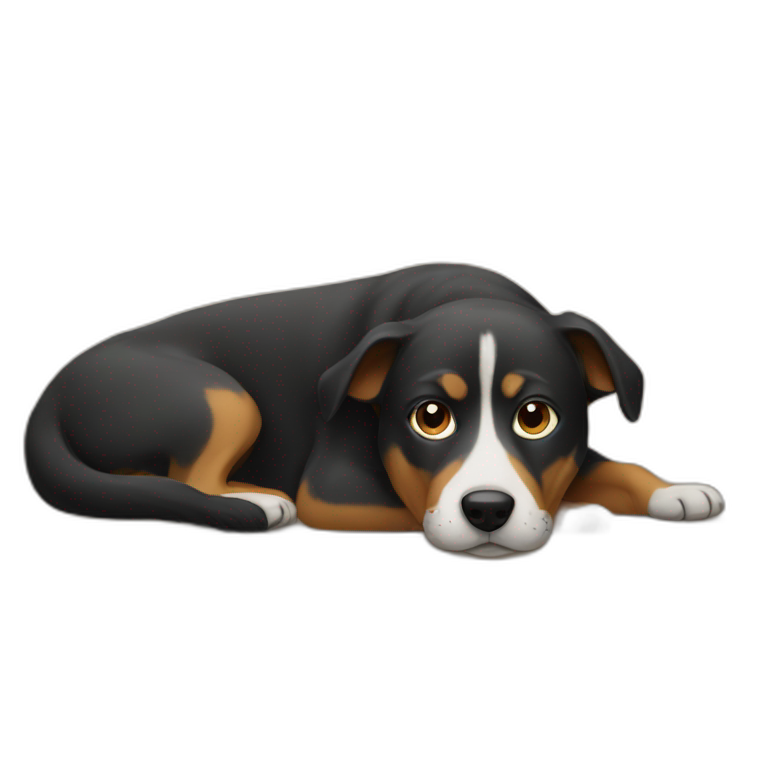 dog laying on a couch emoji
