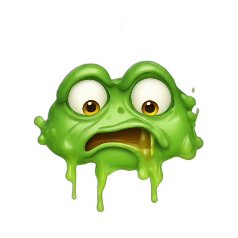 melting-face-pepe emoji