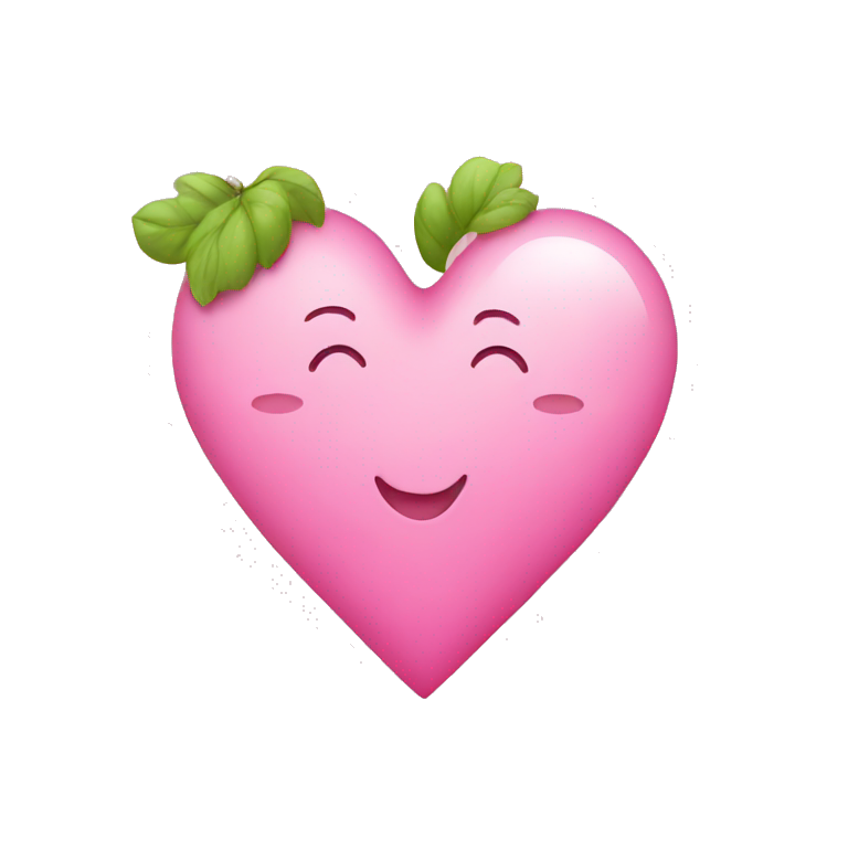 Heart pink  emoji