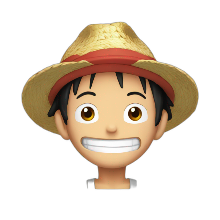 Luffy qui rigole emoji
