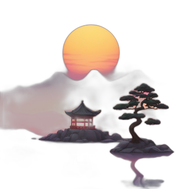Oriental sunset emoji