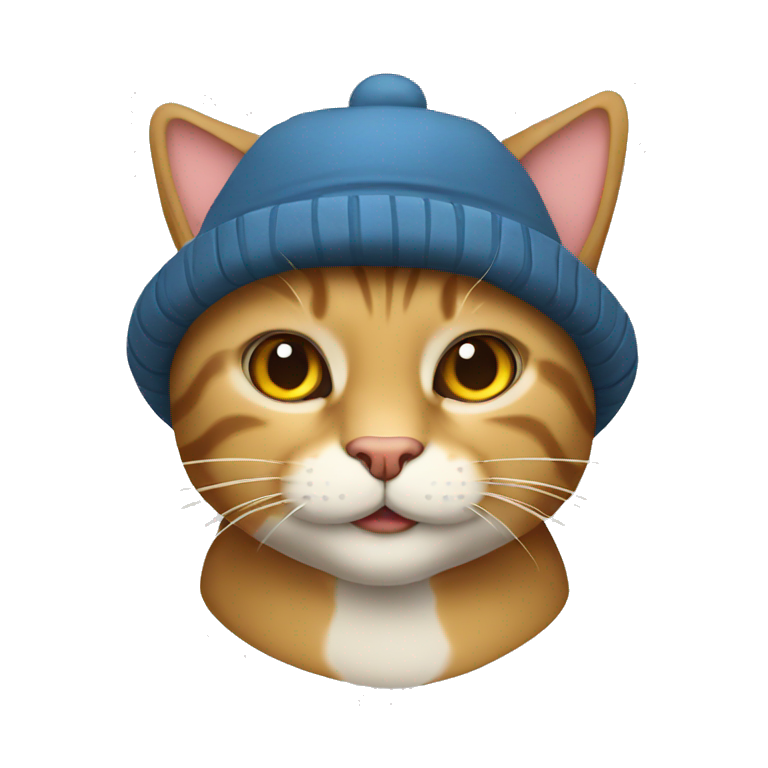 gato con gorro emoji