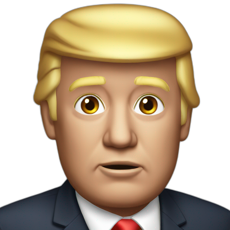 donald trump realistic emoji