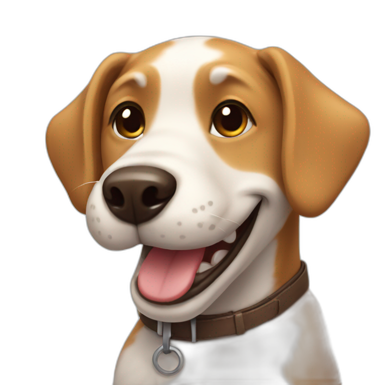 smiling-dog emoji