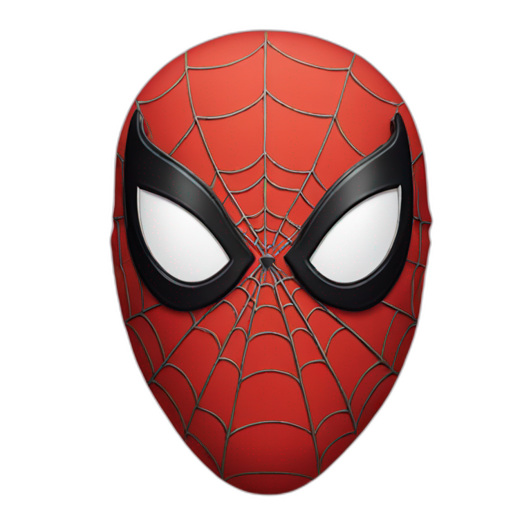 Spider-Man mask emoji